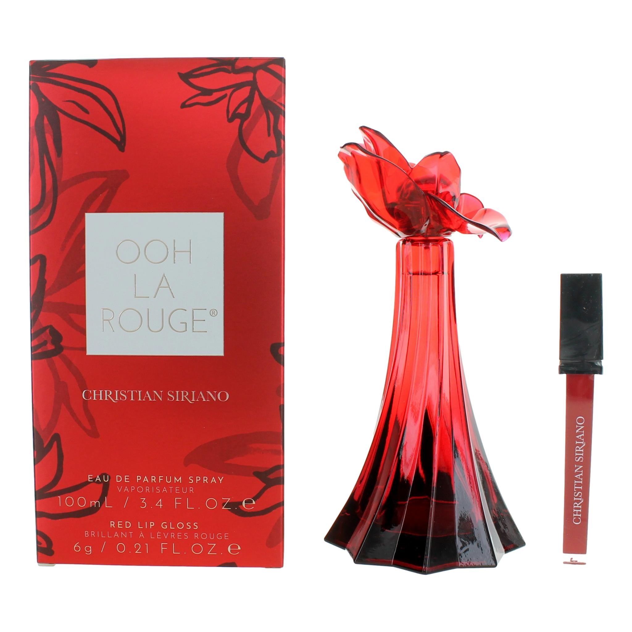 Photo of Ooh La Rouge by Christian Siriano, 3.4oz EDP Spray women with Lip Gloss